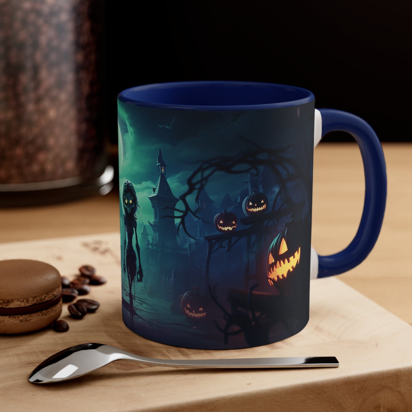 Halloween Special: 11oz Bi-color Zombies Cemetery Mug