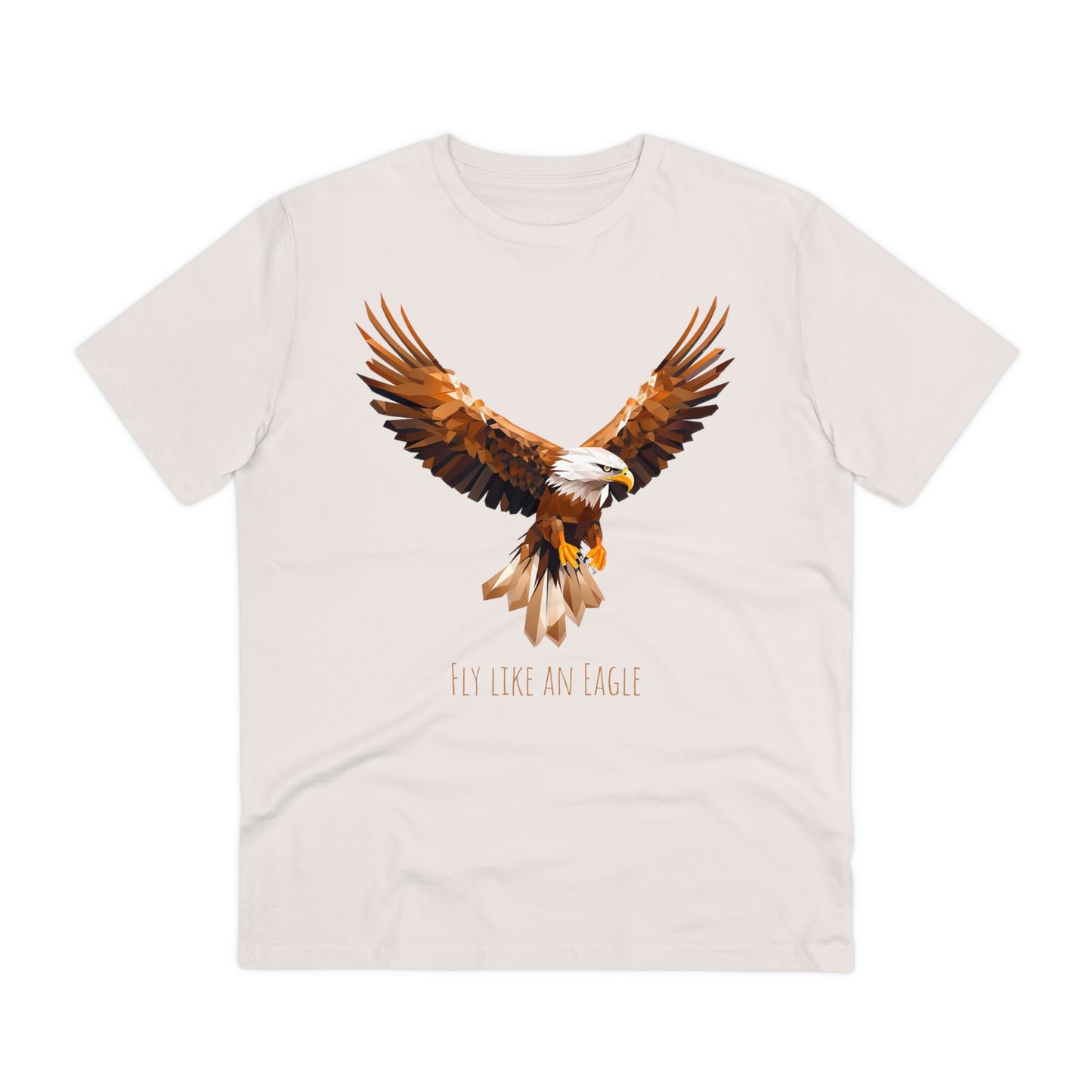 Eco-Friendly Geometric Eagle T-Shirt: "Fly Like An Eagle"