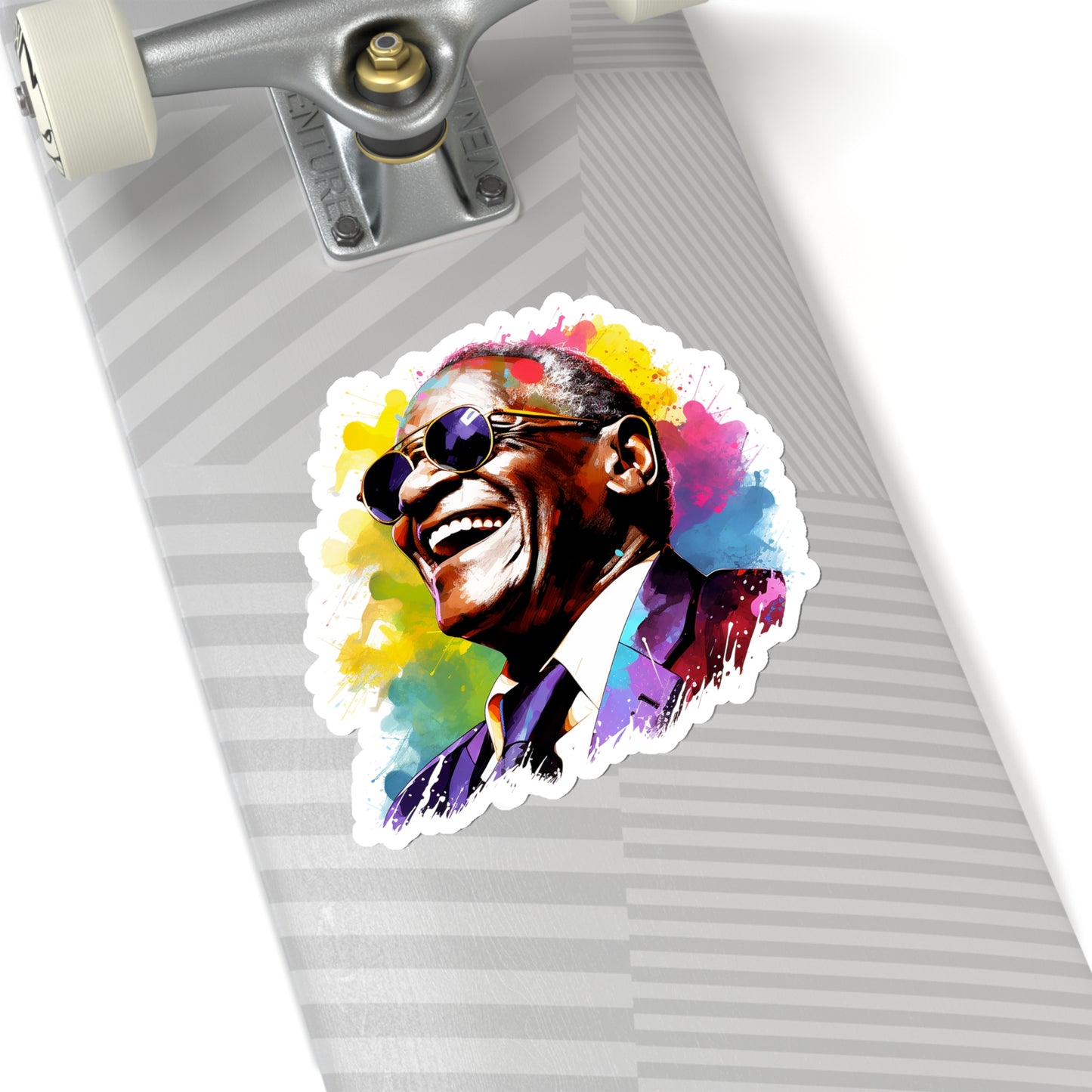 Ray Charles Watercolor-Style Sticker