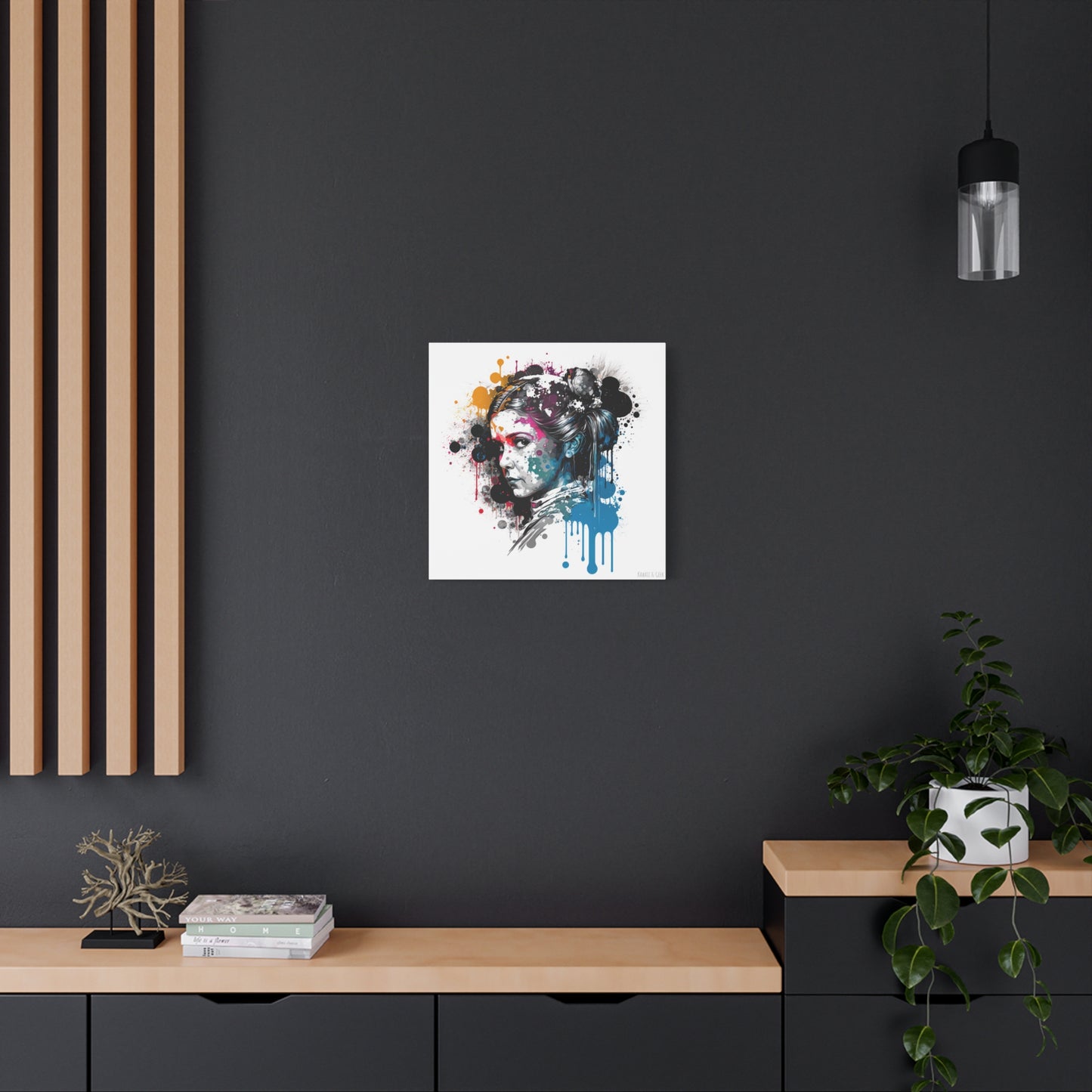 Princess Leia Canva - Add Some Galactic and Artistic Style to Your Walls - Star Wars