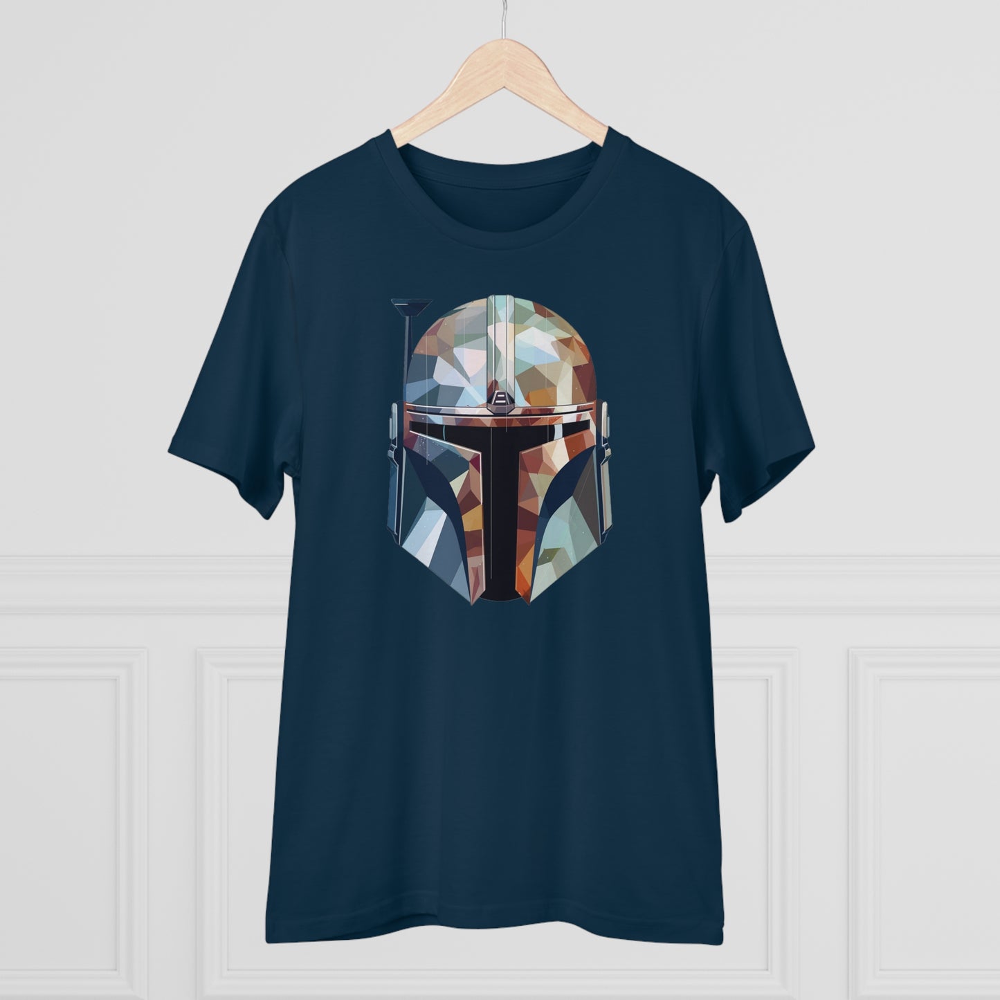 The Mandalorian Polygonal T-Shirt - Embrace Interstellar Adventure - Star Wars