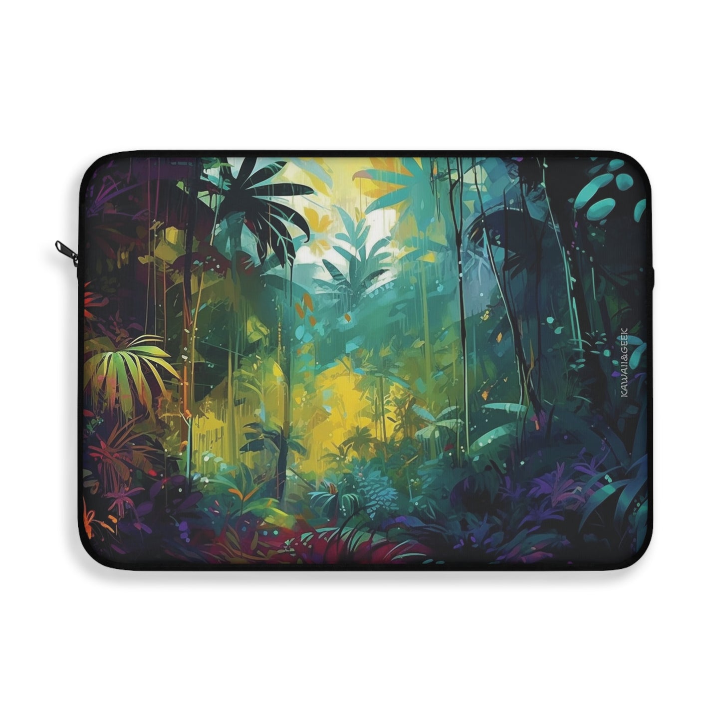 Enchanted Tropical Forest Laptop Sleeve - Protect Your Device with Nature's Charm