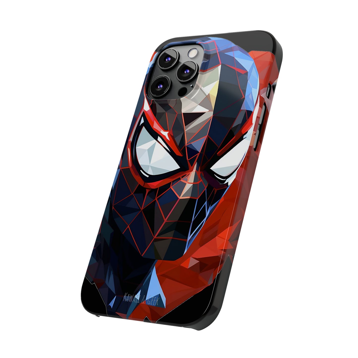 Miles Morales Slim Phone Case iPhone 15 Compatible - Embrace Superhero Style - Spider Man
