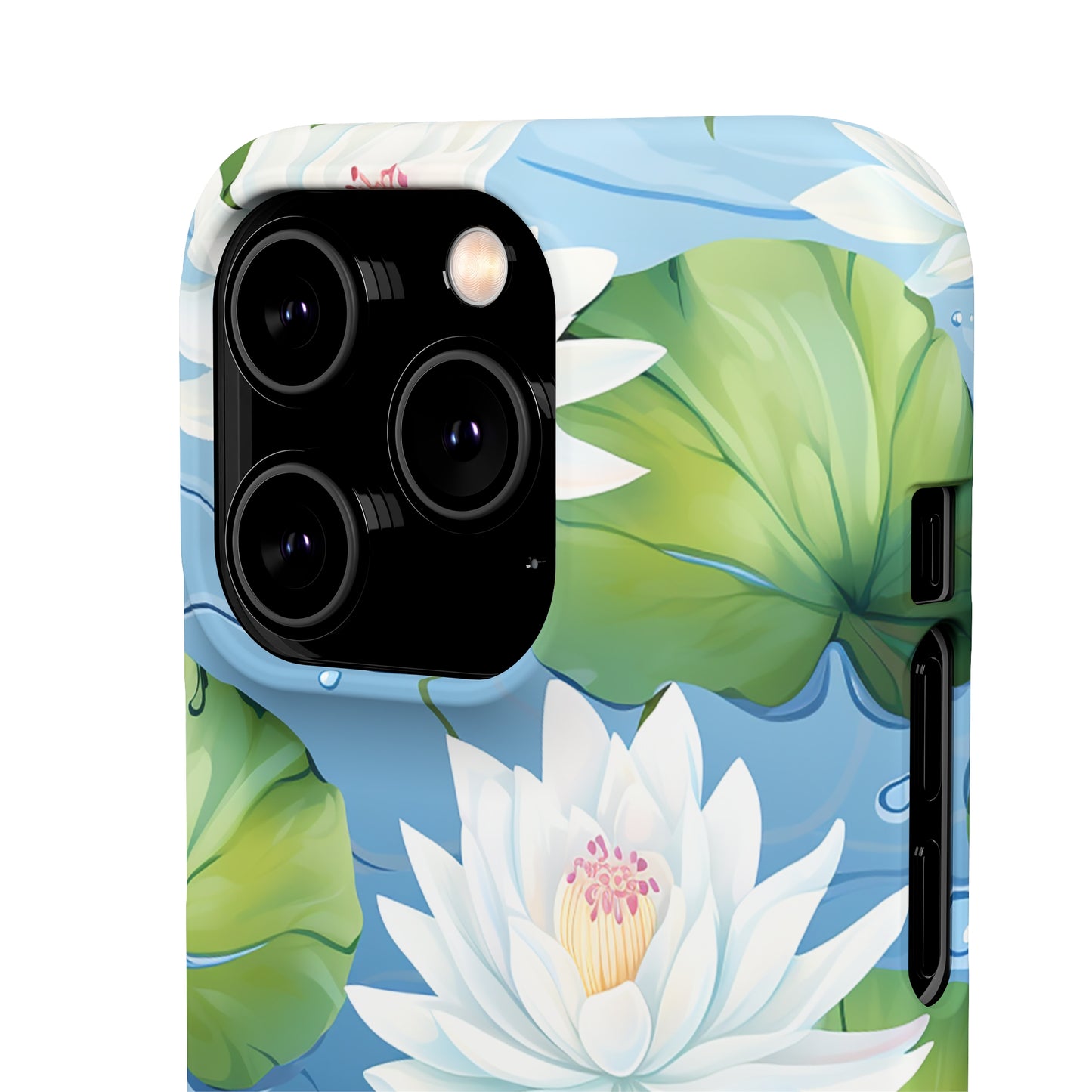 Elegant Water Lilies: Premium Phone Case