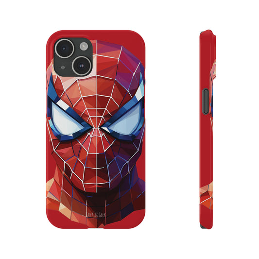 Spider-Man Slim Phone Case iPhone 15 compatible - Embrace Web-Slinging Style - Avengers