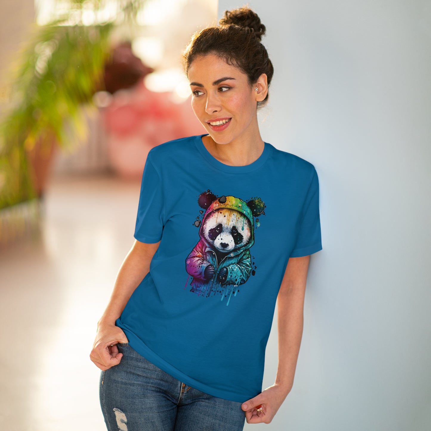 Panda Organic Unisex T-Shirt - Add Some Fun and Eco-Friendly Style to Your Wardrobe