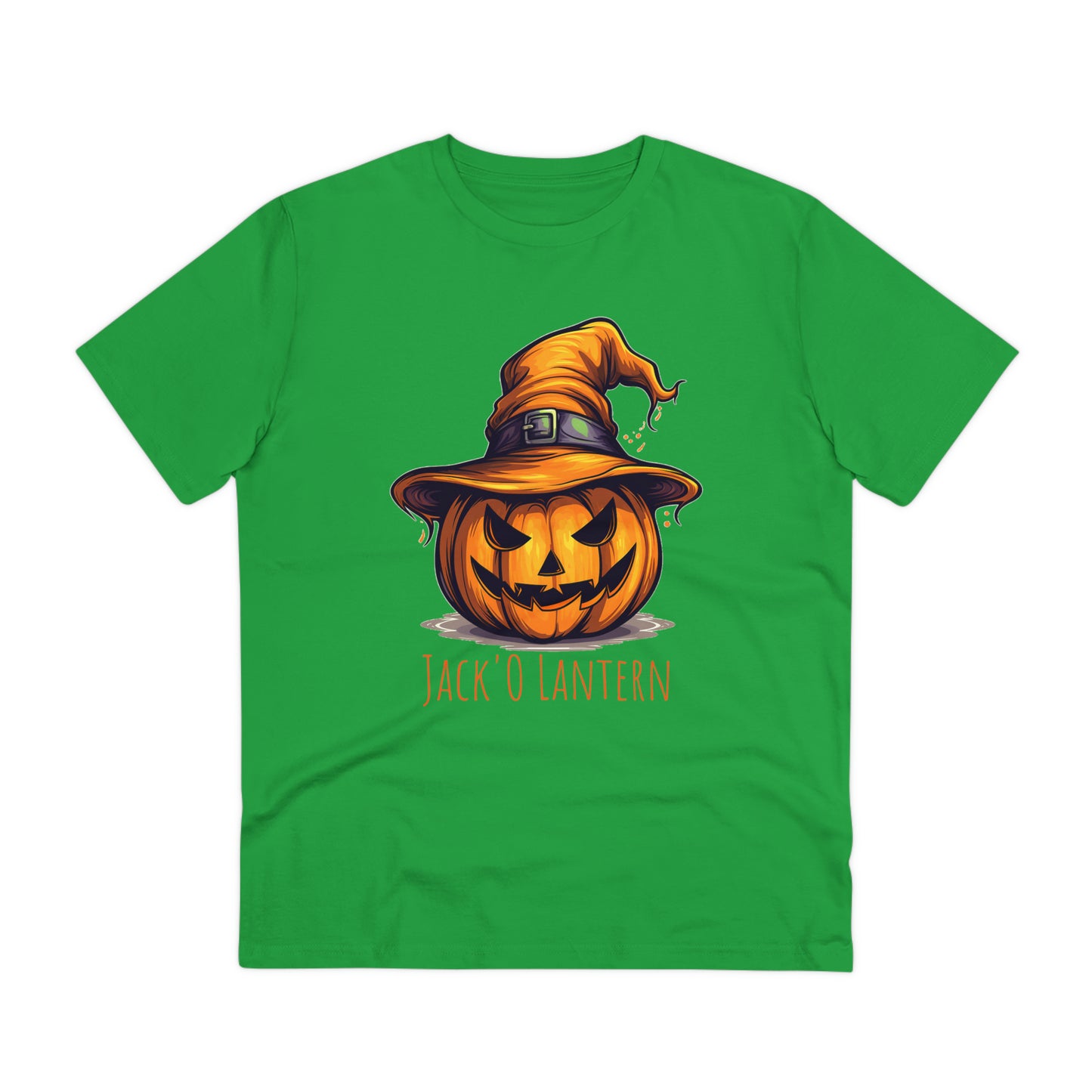Eco-friendly Jack O Lantern Tee: Funny Pumpkin Halloween Sorcerer Edition
