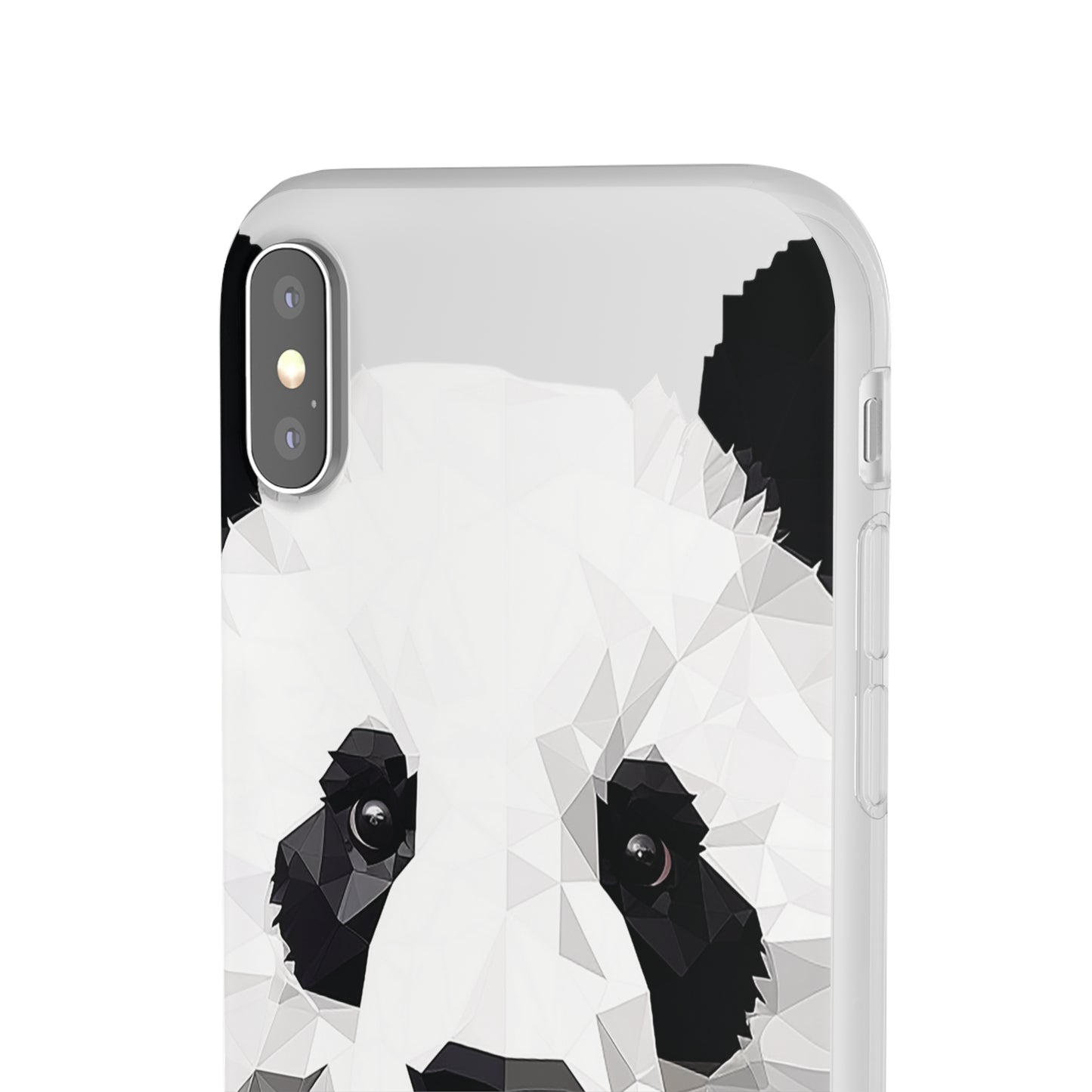 Cute Polygonal Panda Flexi phone Case - Protect Your Phone with Some Unique and Adorable Style