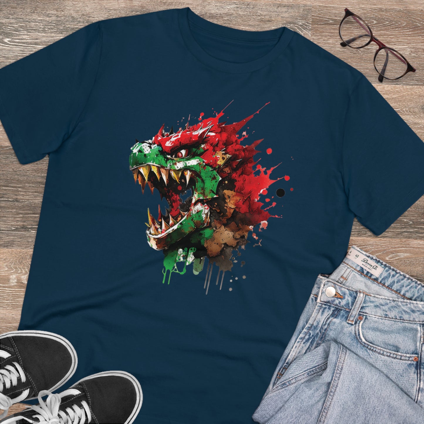 B-owser Unisex T-Shirt - Add Some Artistic and Sustainable Style to Your Wardrobe - Mario