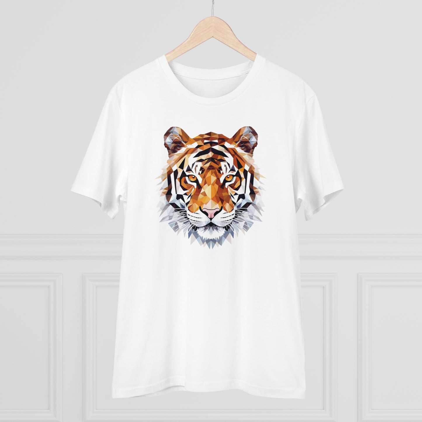 Tiger Polygonal T-Shirt - Embrace Fierce Elegance
