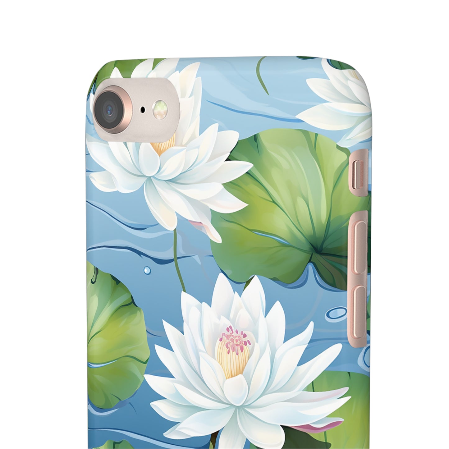 Elegant Water Lilies: Premium Phone Case