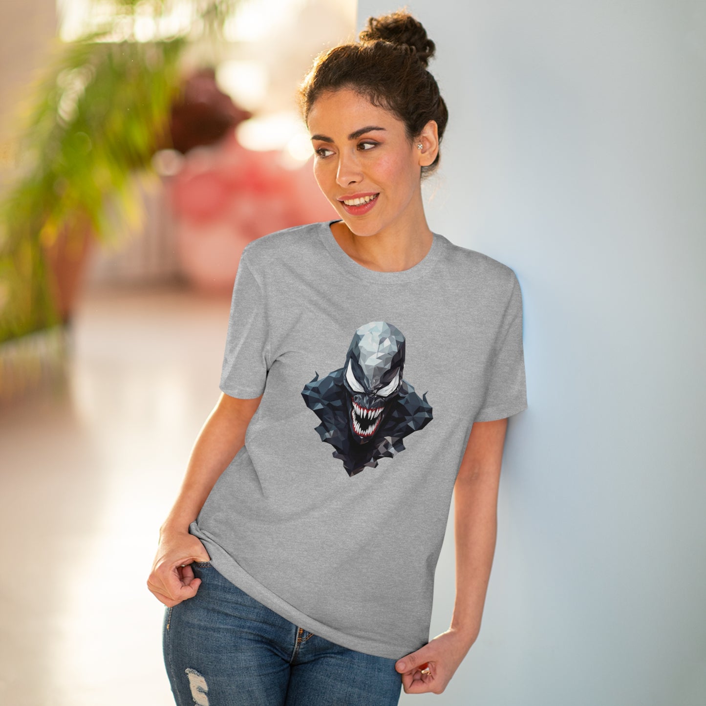 Venom Polygonal T-Shirt - Unleash the Symbiote Power