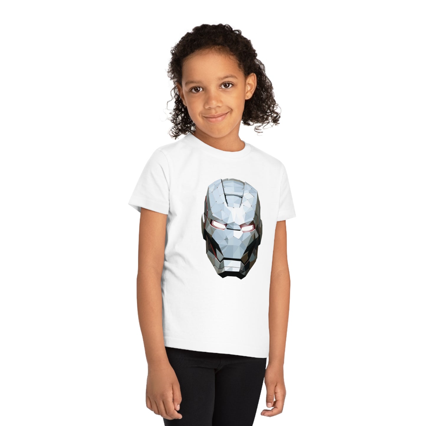 Iron Man Polygonal Kids T-Shirt - Embrace Heroic Style