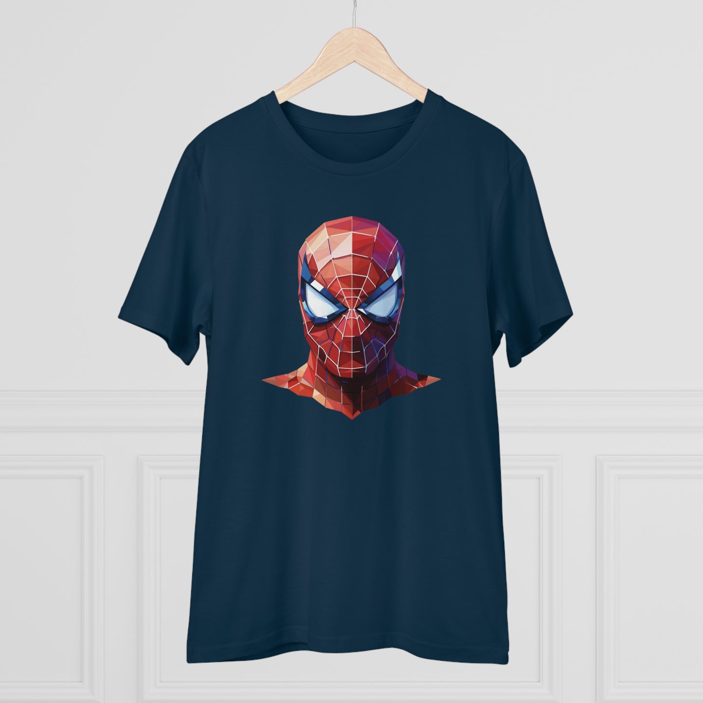 Spider-Man Polygonal Geometric T-Shirt - Swing into Stylish Adventure