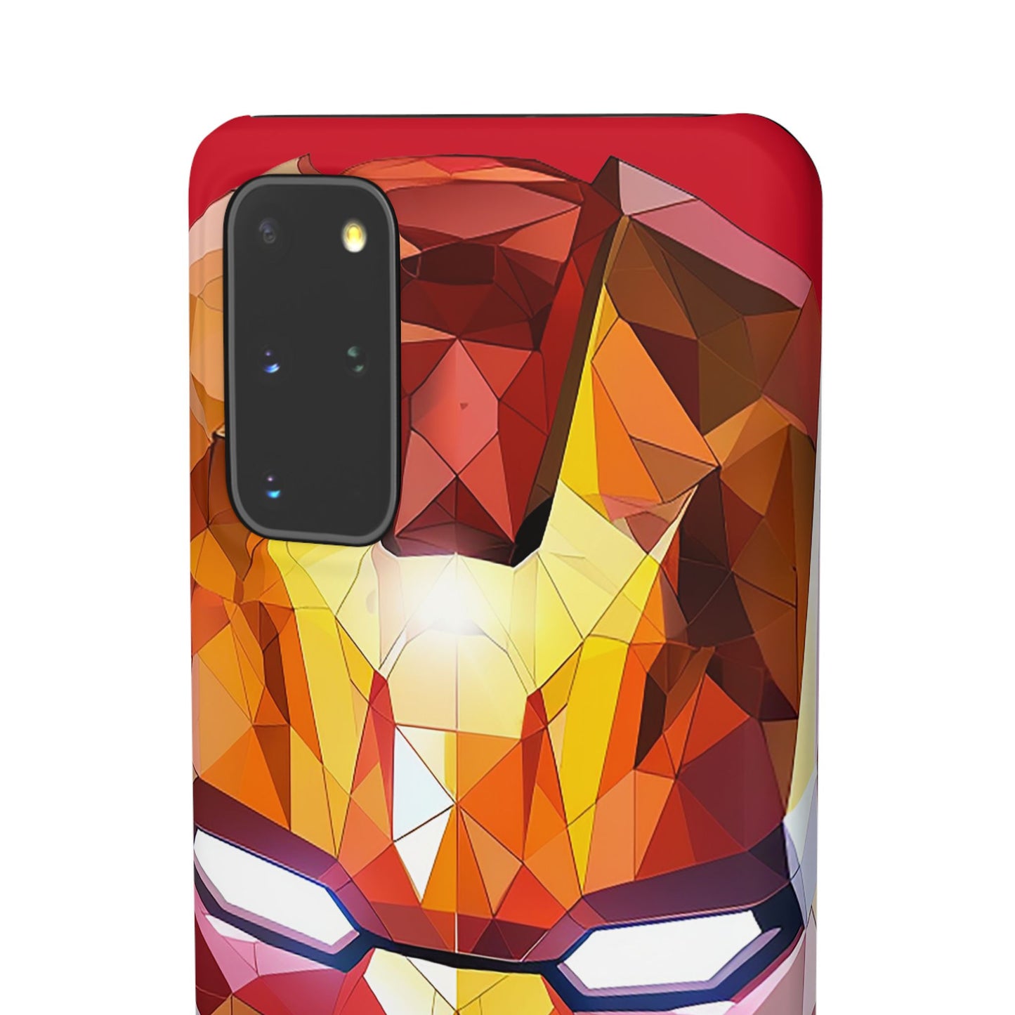 Phone Case - Iron Man helmet polygonal style