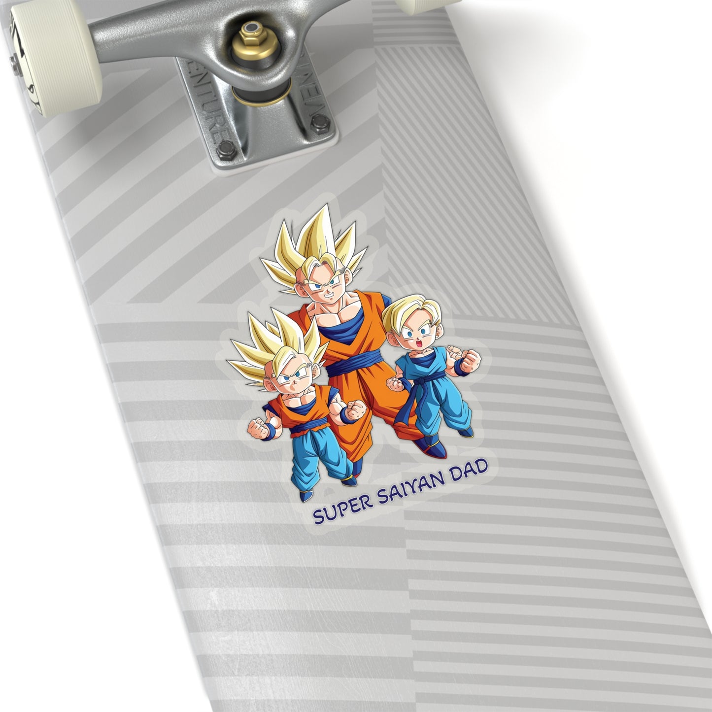 Super Saiyan Dad - Father's Day Sticker - Celebrate Fatherhood with the Power of Saiyans - Dragon Ball