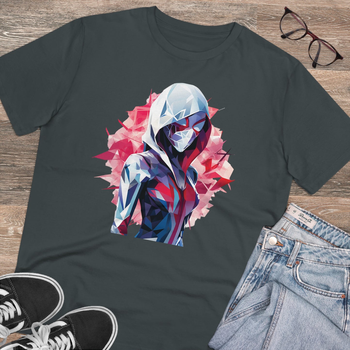 Spider Gwen Stacy T-Shirt - Eco-Friendly Fashion with Superhero Flair