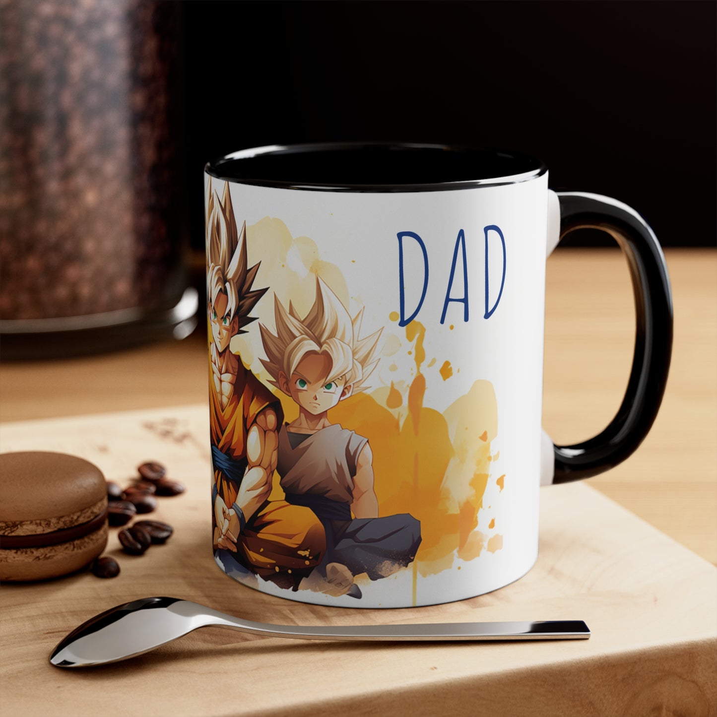 San Goku Mug : Super Saiyan Dad - Dragon Ball mug - Father's Day special