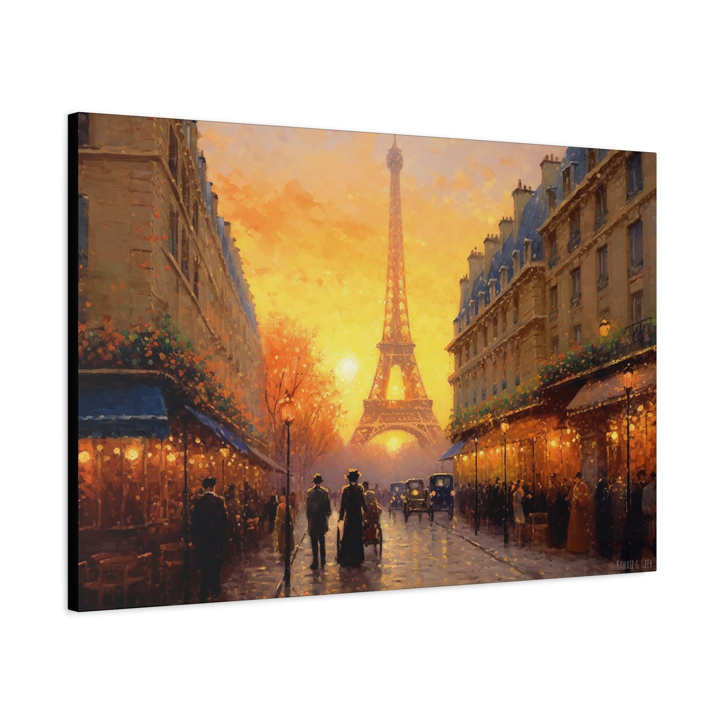 Parisian Sunset Canva - Capture the Timeless Beauty of the City of Light