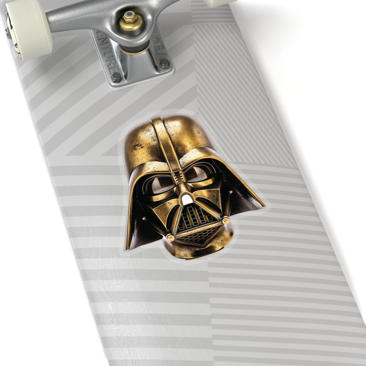 Gold Darth Vader Sticker - Unleash Imperial Grandeur - Star Wars