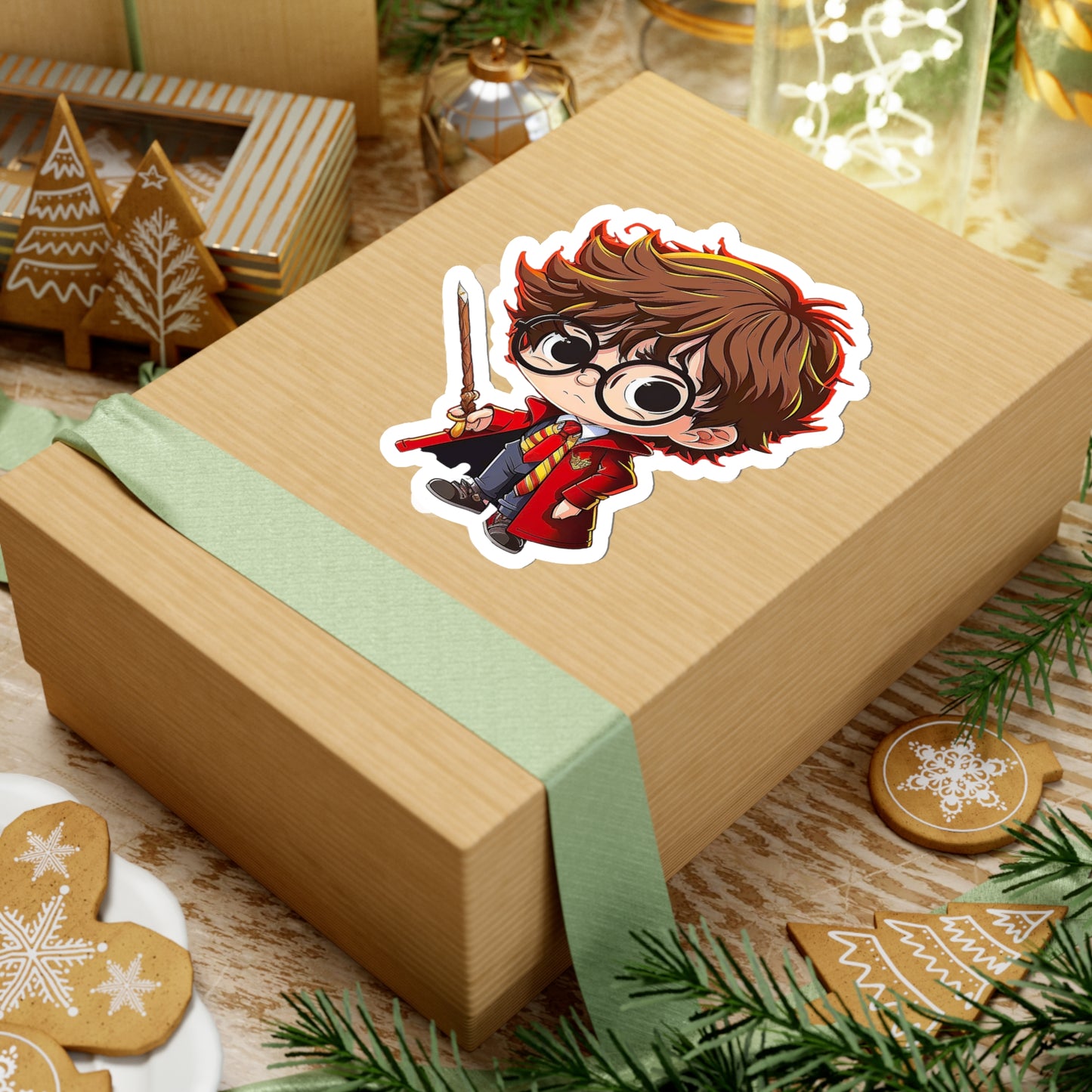 Kawaii Harry Potter Sticker - Add Some Cute and Magical Style to Your Tech