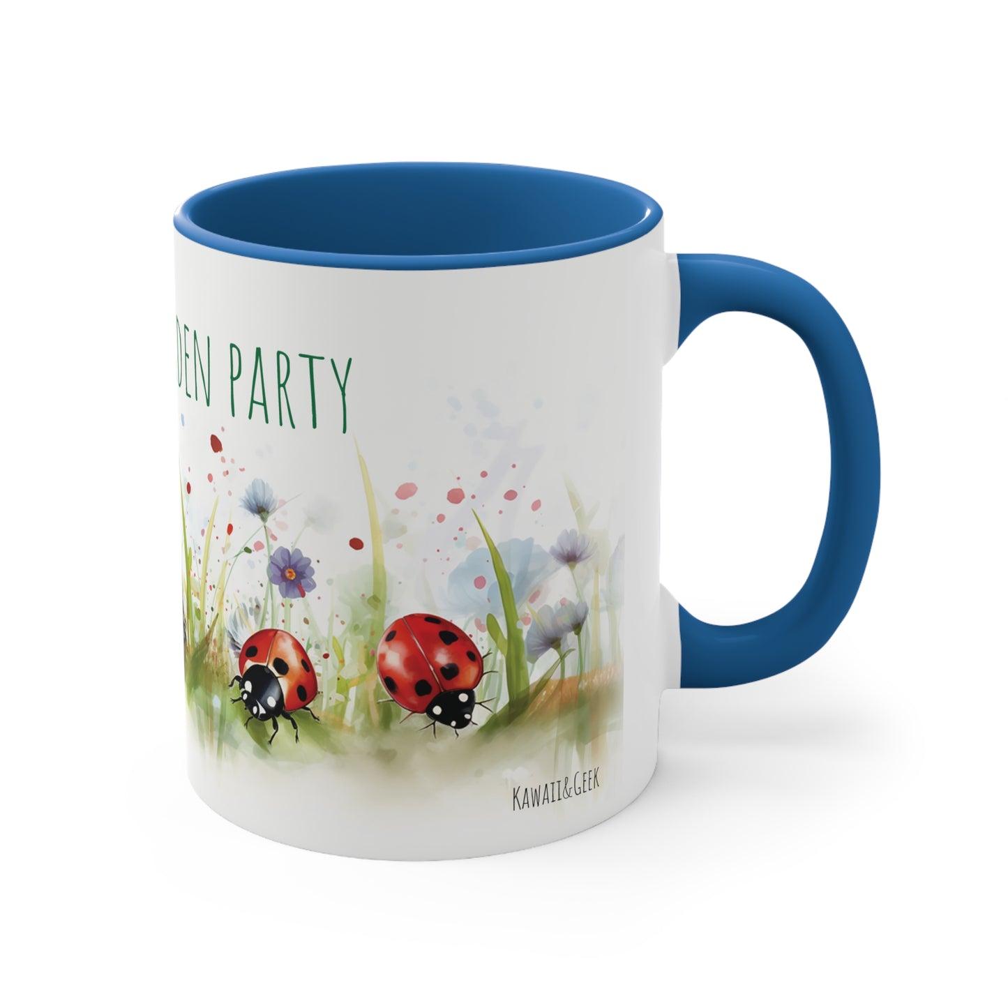 Ladybugs Garden Party Mug - Charming Insect Themed Kitchenware