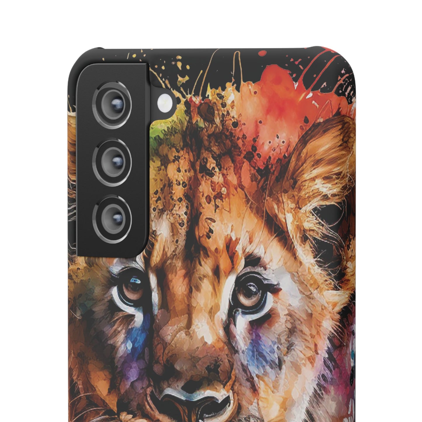 Phone Case Watercolor Lion Cub