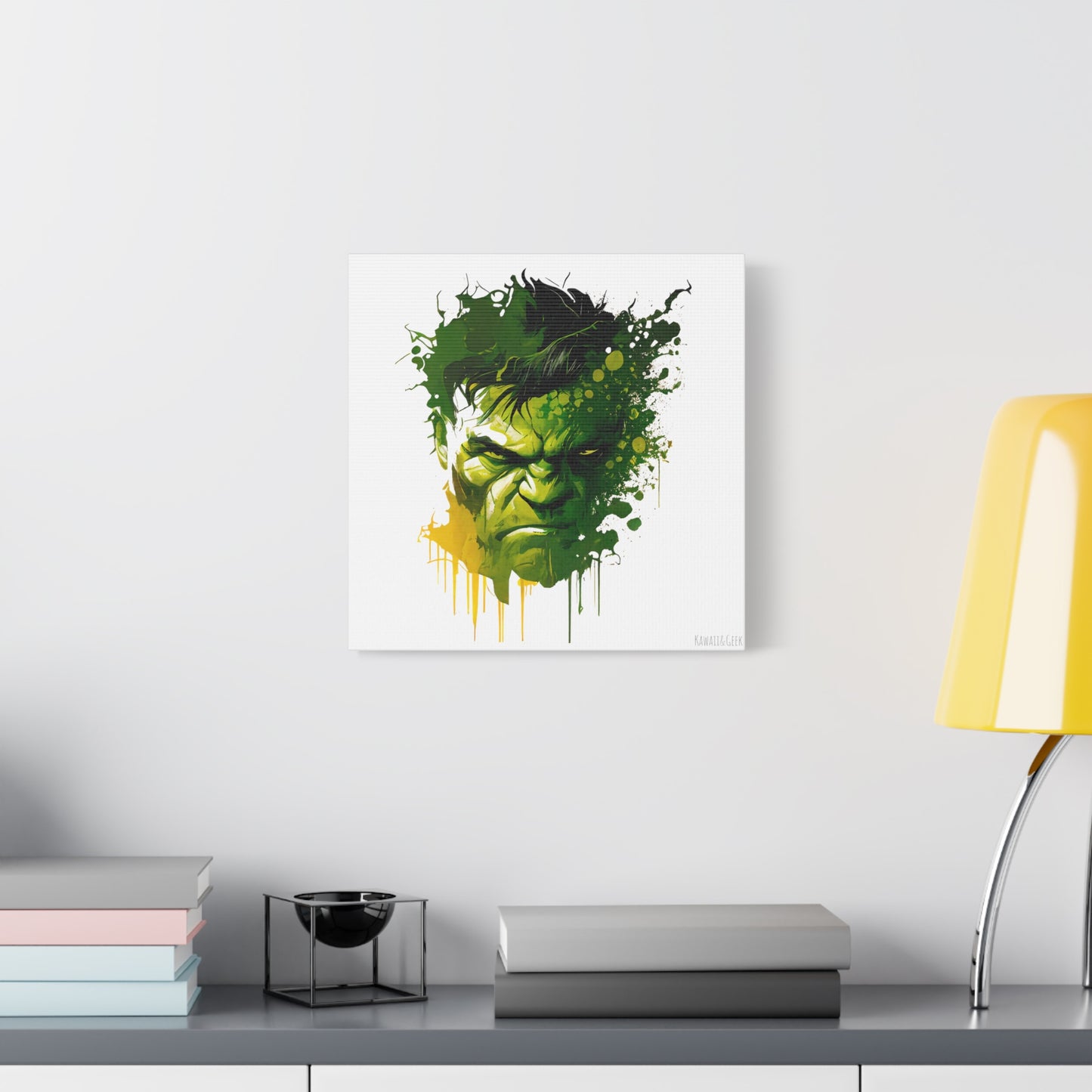 Hulk Canva - Add Some Pop-Art and Watercolor Style to Your Wall Decor - Marvel Avengers