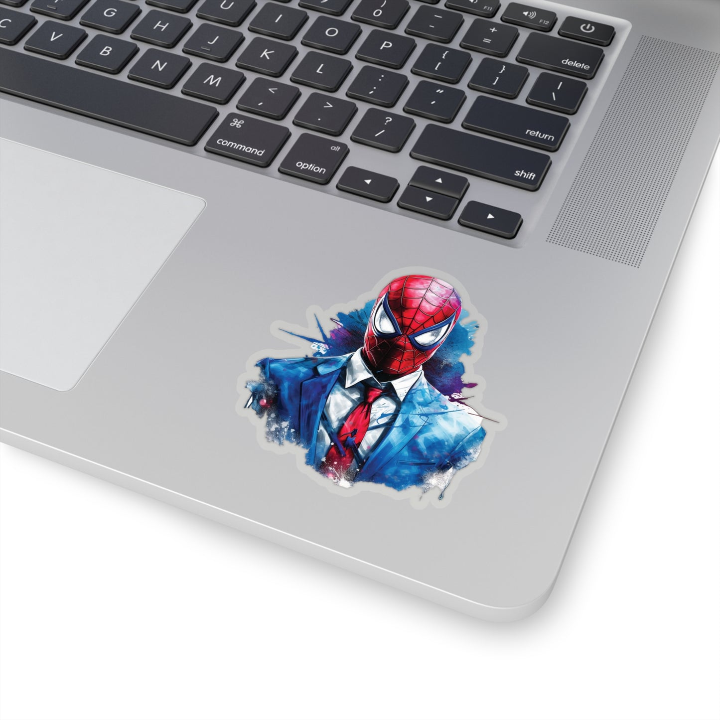 Spider Man in Work Suit Sticker - Add Some Unique and Heroic Style to Your Tech - Marvel Avengers