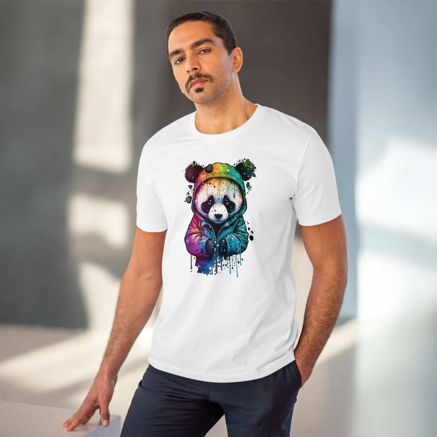 Panda Organic Unisex T-Shirt - Add Some Fun and Eco-Friendly Style to Your Wardrobe