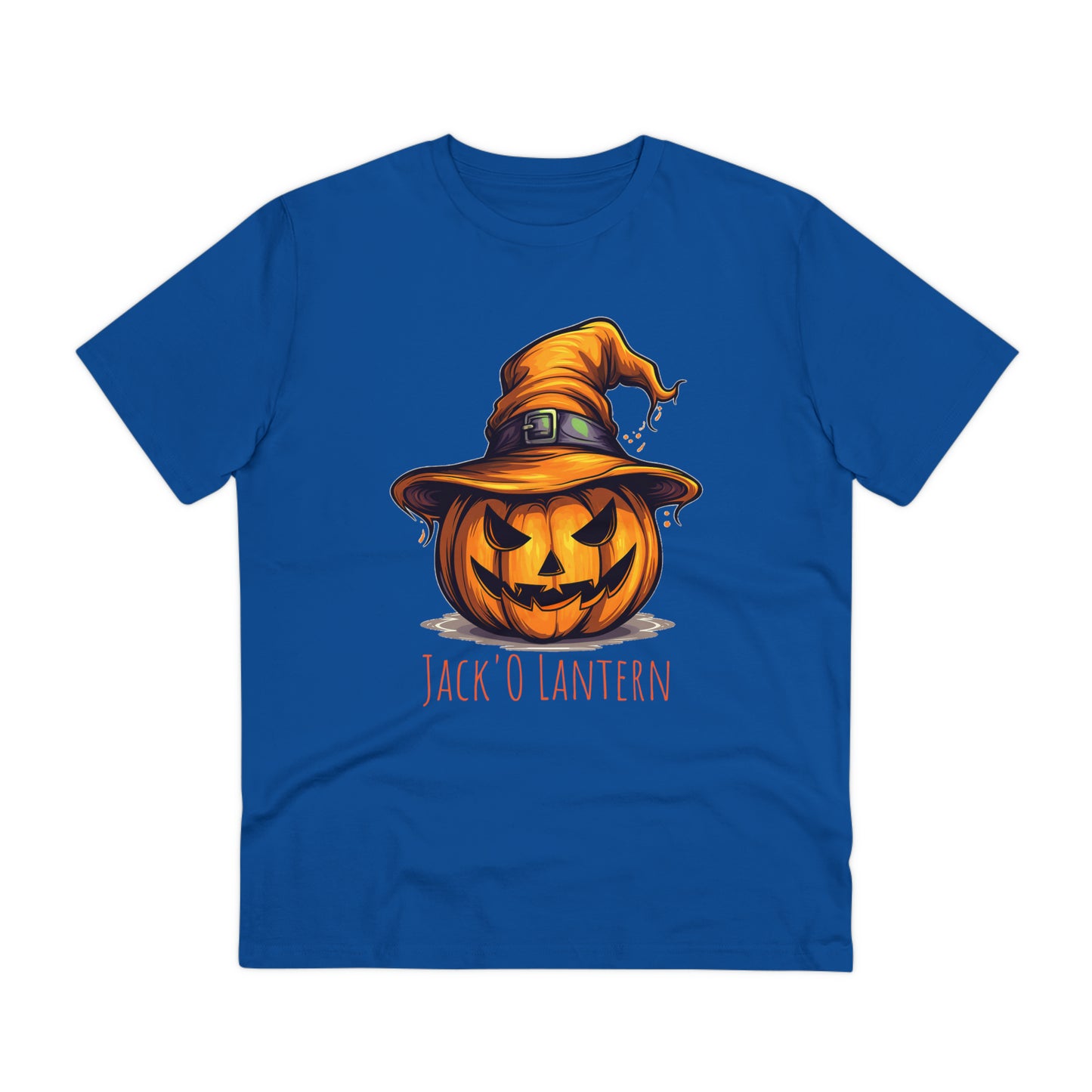 Eco-friendly Jack O Lantern Tee: Funny Pumpkin Halloween Sorcerer Edition
