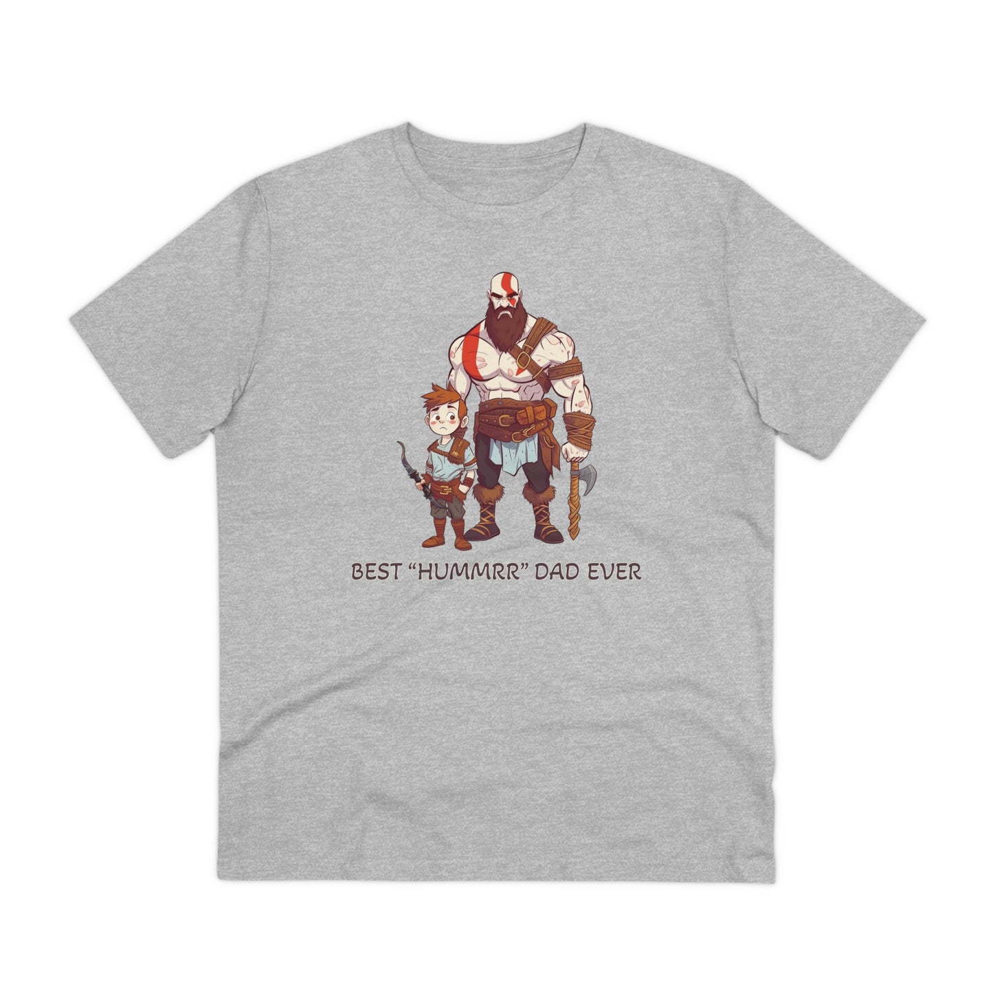 Kratos - God of War T-Shirt - BEST Hummrr Dad Ever - Celebrate Father's Day with Playful Style