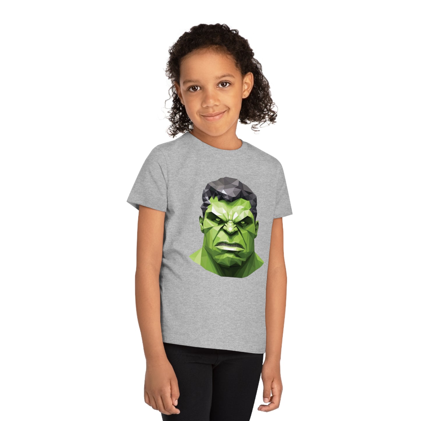 Hulk Polygonal Kids T-Shirt - Embrace Incredible Energy