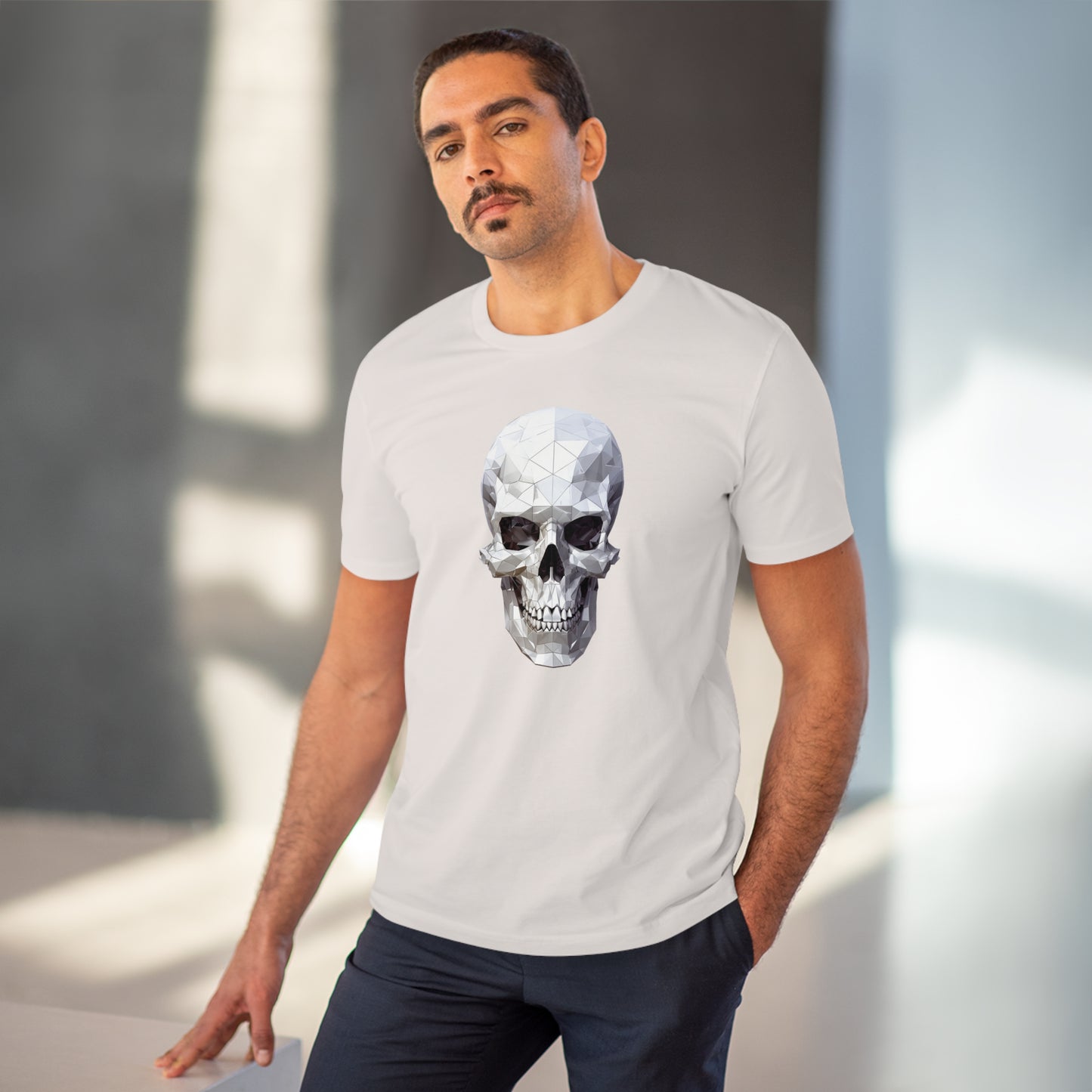 Skull Polygonal T-Shirt - Embrace Edgy Style