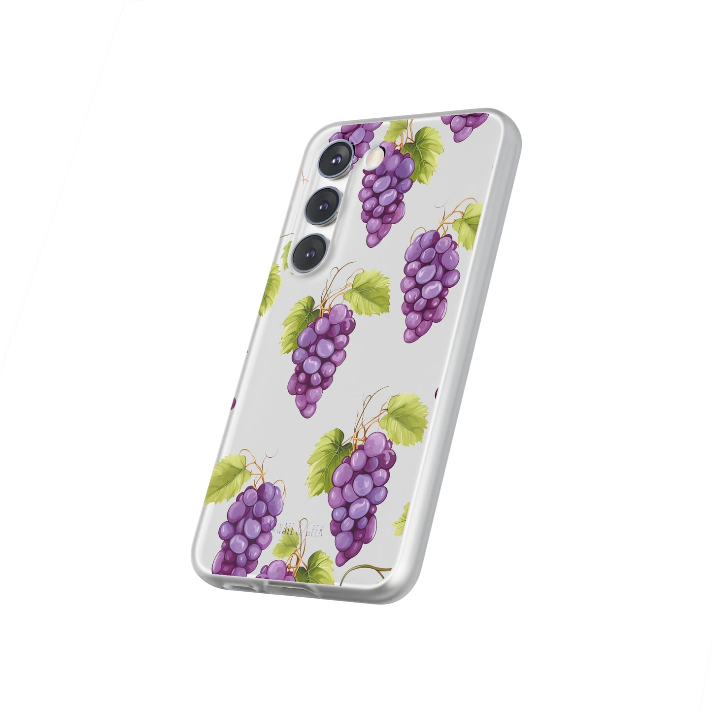 Flexi Grape Delight: Transparent Phone Case