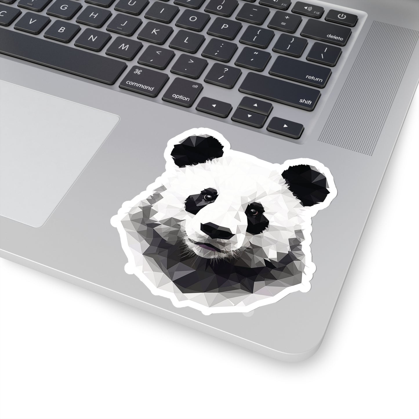 Panda Geometric Sticker - Embrace Playful Charm