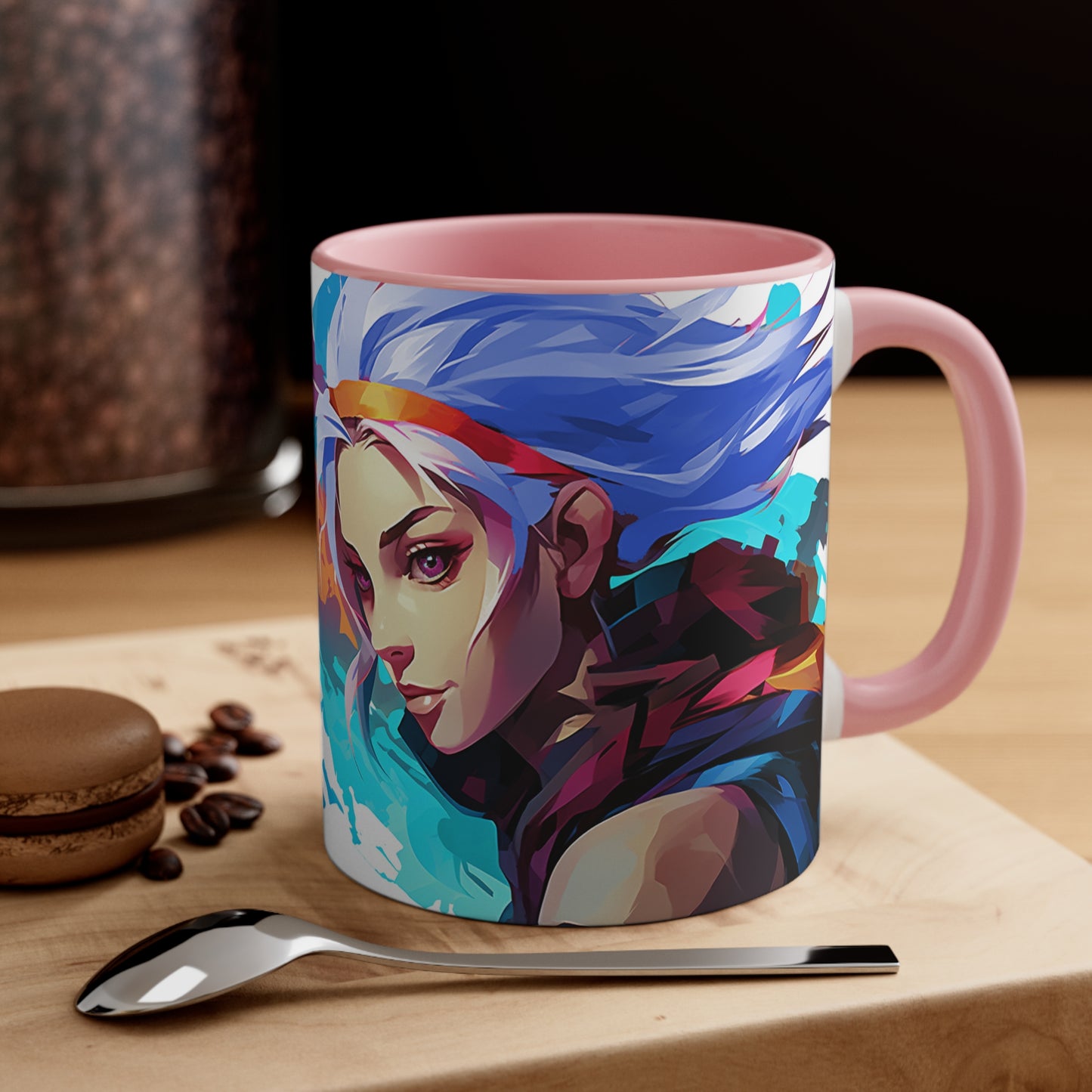 Jinx League of Legends / Arcane Mug - Embrace Chaos with 'Surprise! I'm back.'
