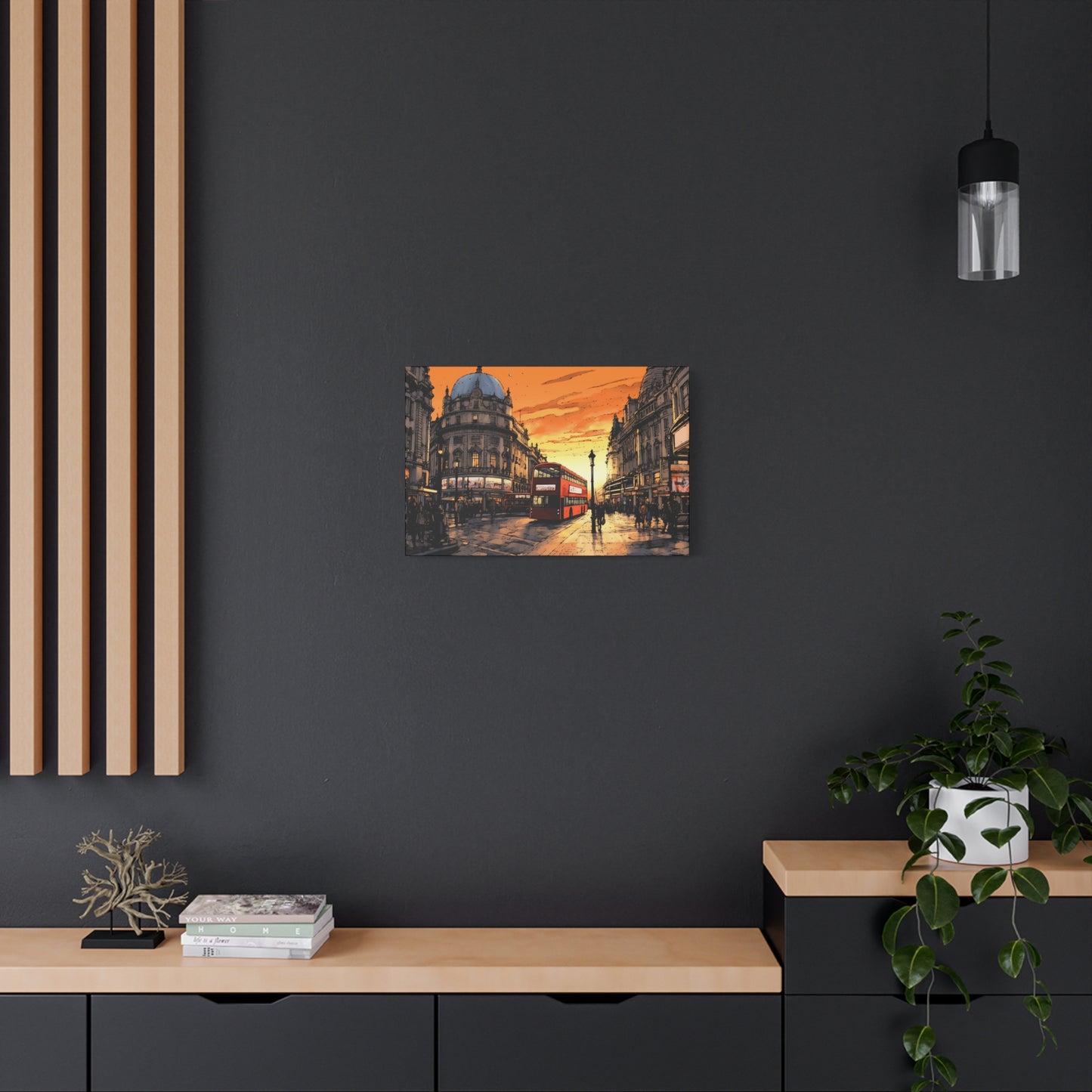 London Sunset Canvas - Immerse Yourself in the Timeless Beauty of the City