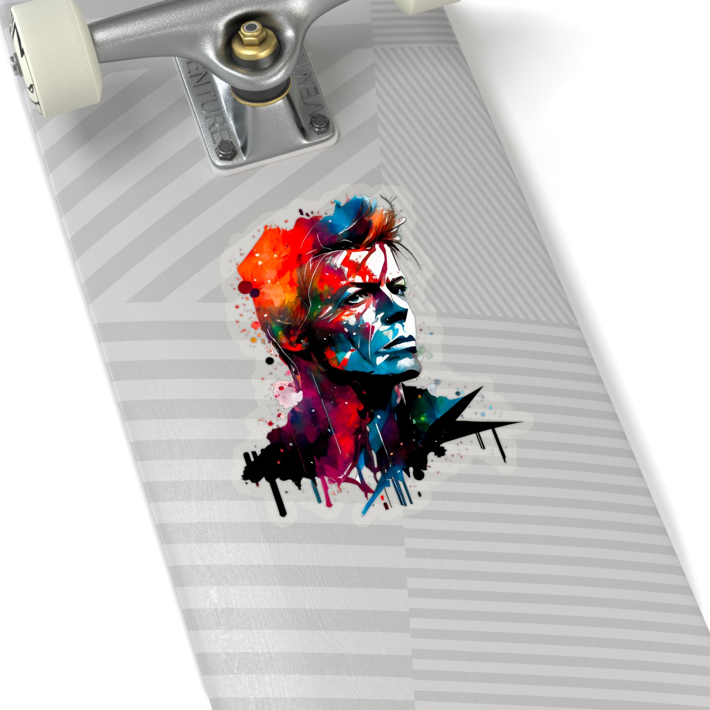 David Bowie Sticker - Add Some Iconic and Colorful Style to Your Tech