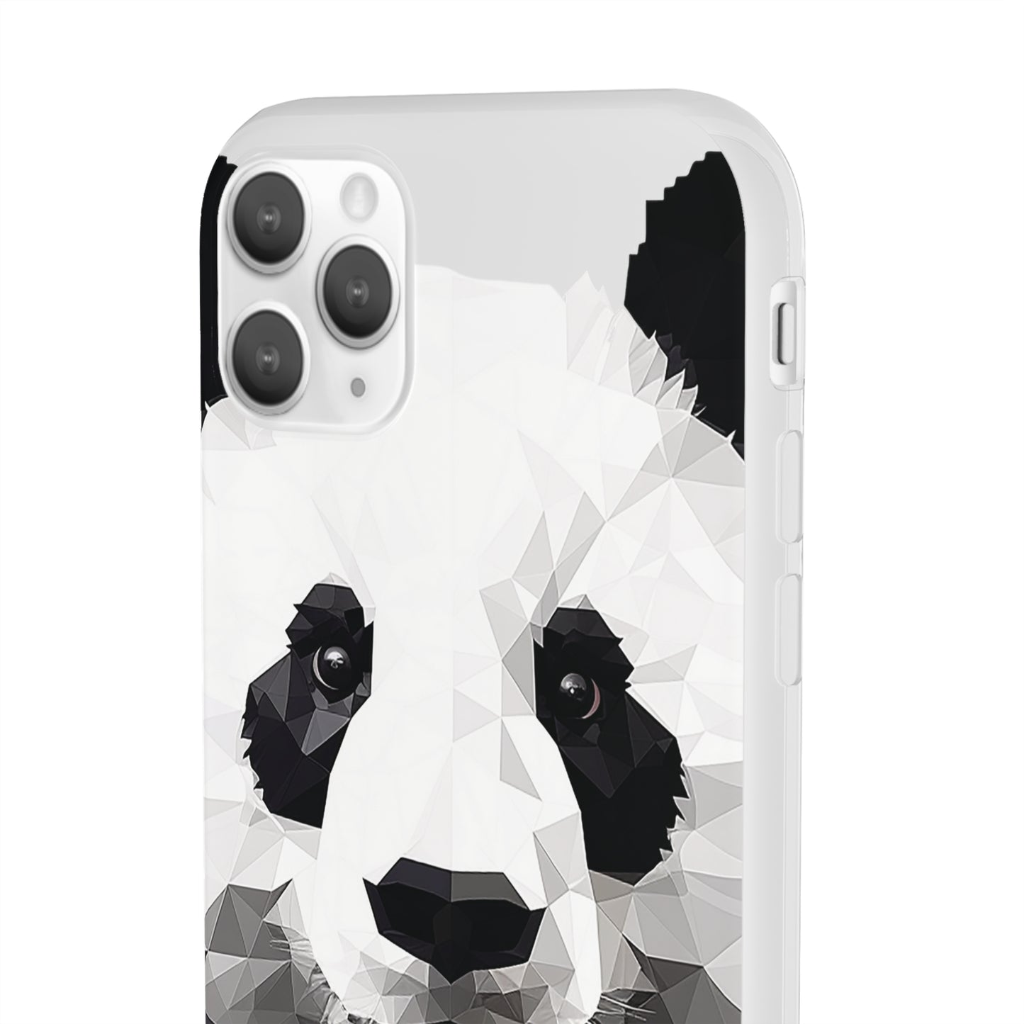 Cute Polygonal Panda Flexi phone Case - Protect Your Phone with Some Unique and Adorable Style
