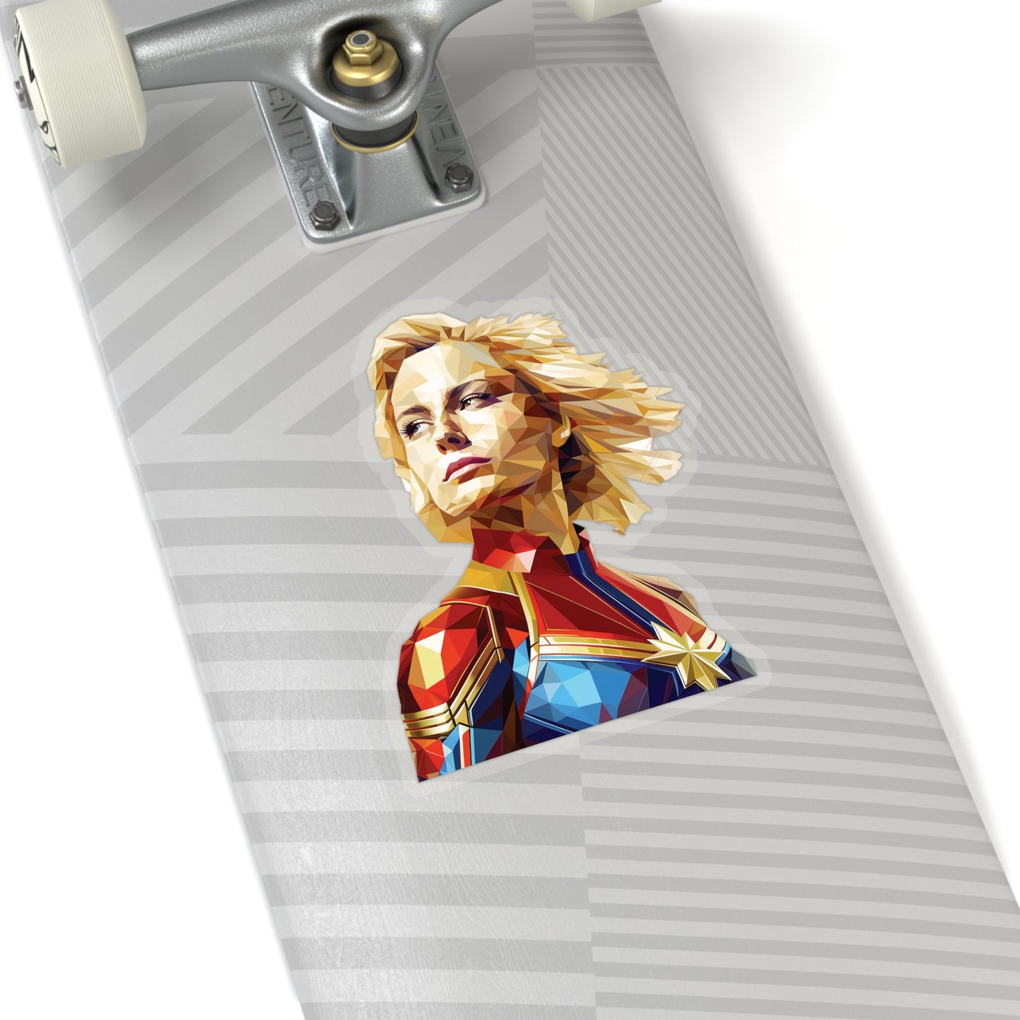Captain Marvel Sticker - Unleash Cosmic Power