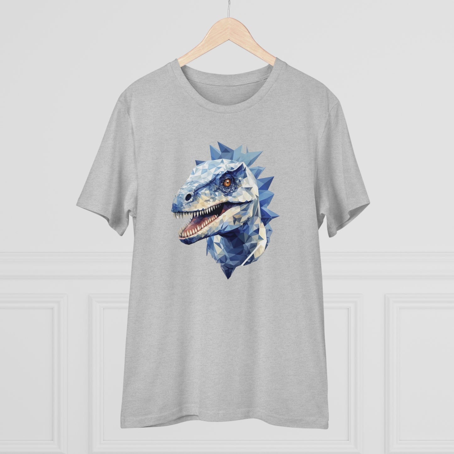 Velociraptor Polygonal T-Shirt - Embrace Fierce Jurassic Style