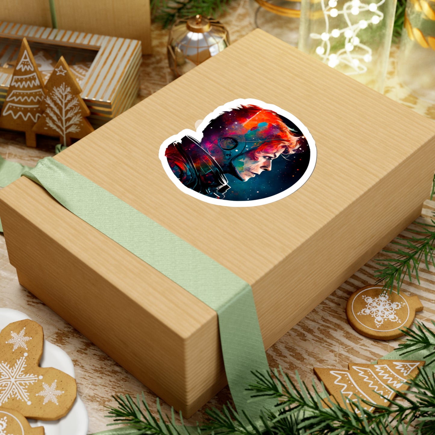 David Bowie Space Oddity Sticker - Add Some Artistic and Unique Style to Your Tech