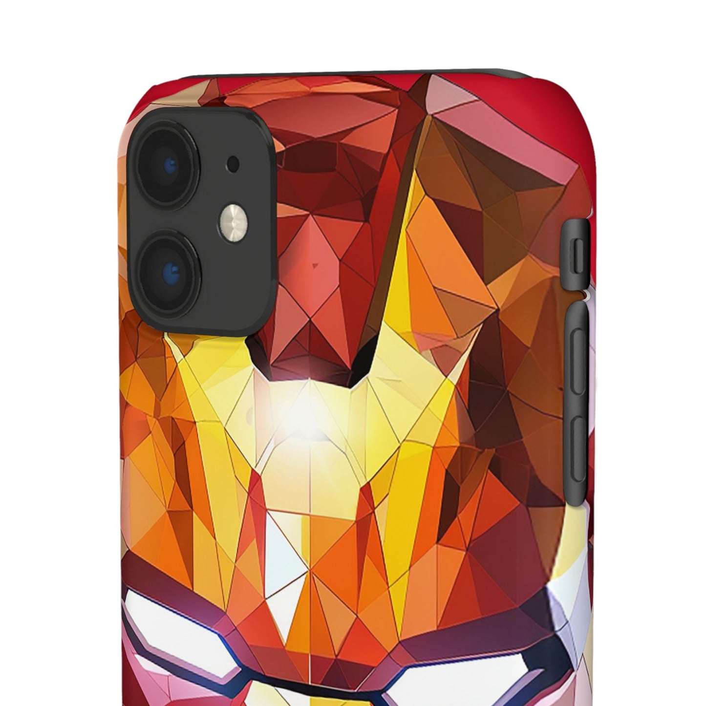 Phone Case - Iron Man helmet polygonal style
