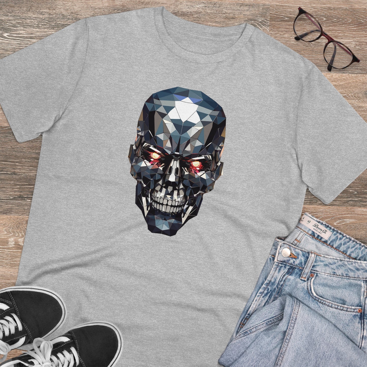 Terminator T-800 Polygonal T-Shirt - Embody Cybernetic Cool