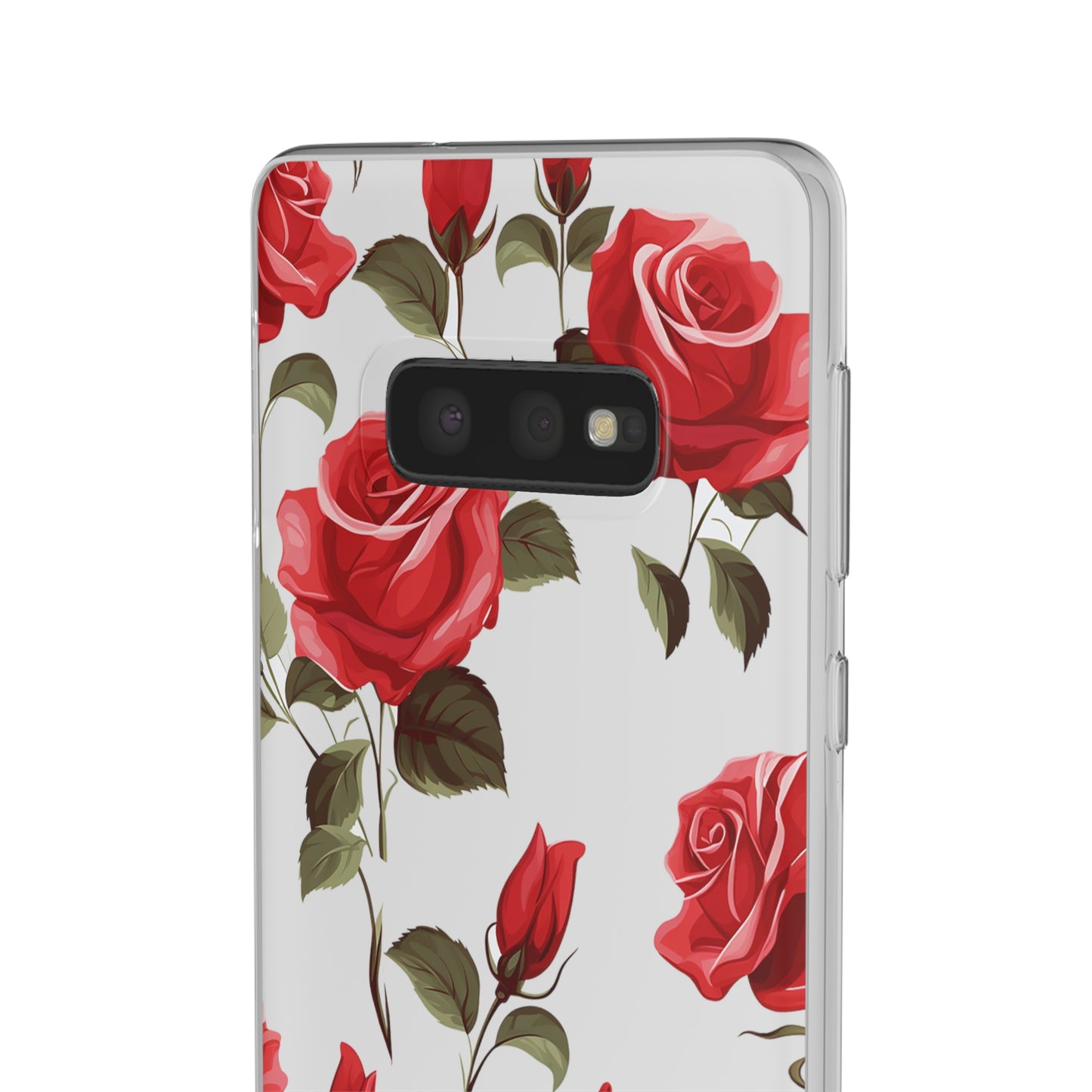 Delicate Rose Flexi Transparent Phone Case