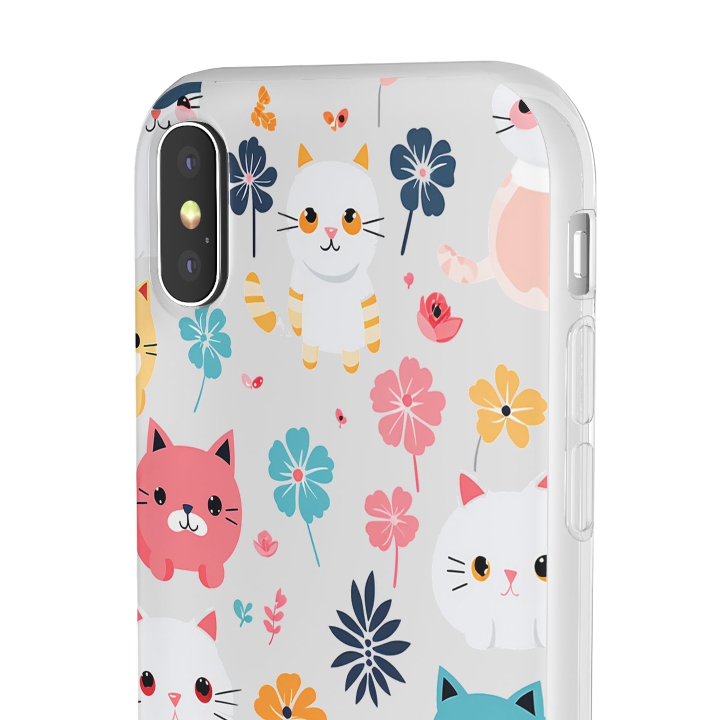 Playful Kittens: Flexi Transparent Phone Case