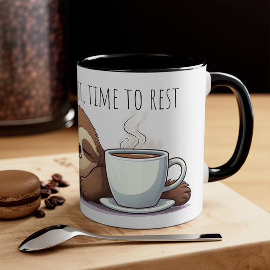 Cute Sloth Mug: Hot Coffee and Relaxation