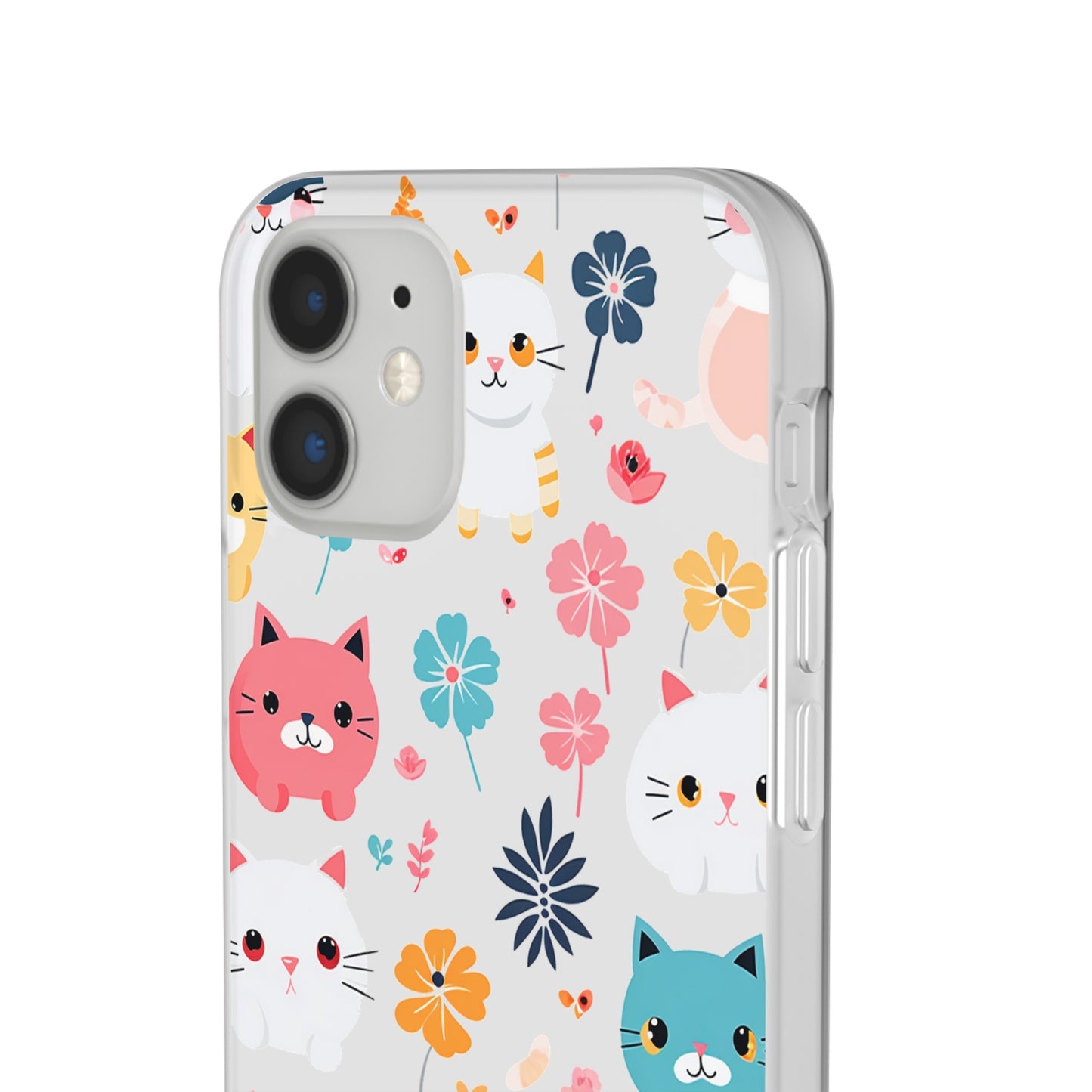 Playful Kittens: Flexi Transparent Phone Case