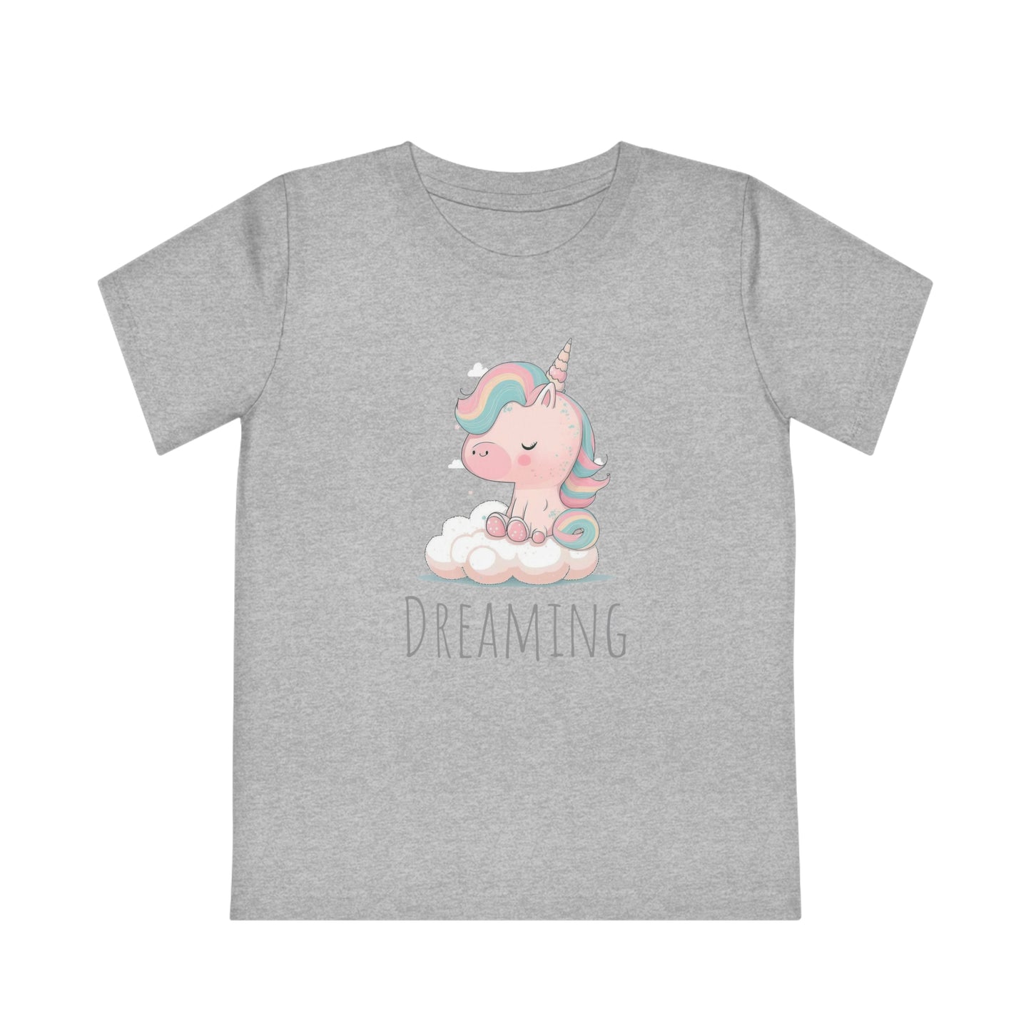 Dreaming Unicorn Kids Eco-Friendly T-Shirt - Spark Imagination with Magical Comfort